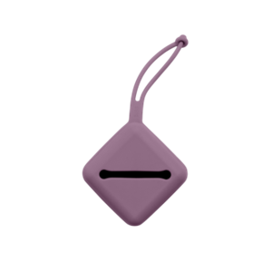 Fopspeenhouder - Siliconen - Mauve