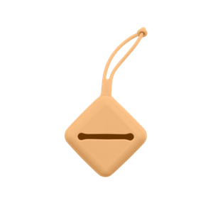  Fopspeenhouder - Siliconen - Pumpkin