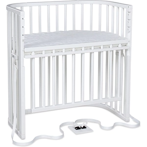 Babybay Boxspring Comfort Plus Co-sleeper wit met matras Classic Cotton Soft