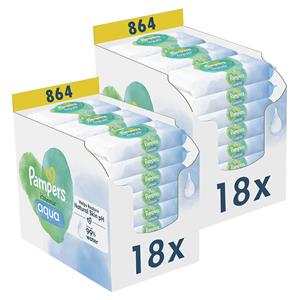 Pampers  Harmonie Aqua - Billendoekjes - 1728 doekjes - 36 x 48