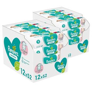 Pampers  Sensitive - Billendoekjes - 1248 doekjes - 24 x 52