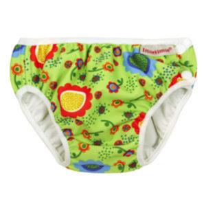 Babybum Vimse Zwemluier Green Flower - Maat M (7-10 kilo)