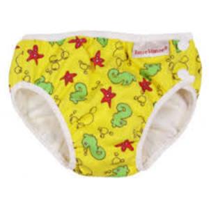 Babybum Vimse Zwemluier Yellow Seahorse - Maat M (7-10 kilo)
