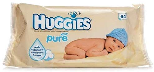 Huggies Babydoekjes Pure 4-Pack 288 Stuks