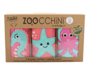 Zoocchini Oefenbroekjes Girl Ocean 3 Stuks 3-4 Jaar