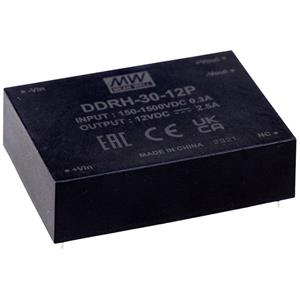 Mean Well DDRH-30-12P DC/DC-converter, print 12 V/DC Aantal uitgangen: 1 x Inhoud: 1 stuk(s)