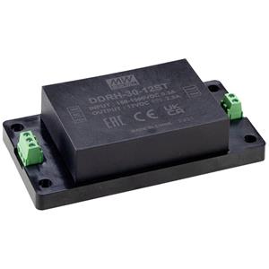 Mean Well DDRH-30-24ST DC/DC-converter, component 24 V/DC Aantal uitgangen: 1 x Inhoud: 1 stuk(s)