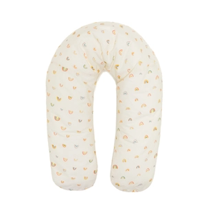 Fillikid Voedingskussen 190 cm - Rainbows beige