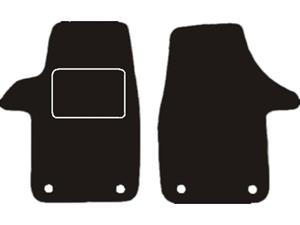 Volkswagen Velours automat VW Transporter T5 & T6 Voormat 1-delig