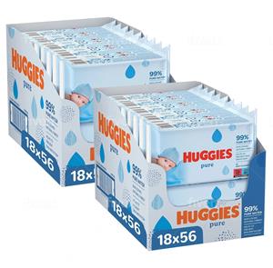 Huggies  Pure - Billendoekjes - 2016 babydoekjes - 36 x 56