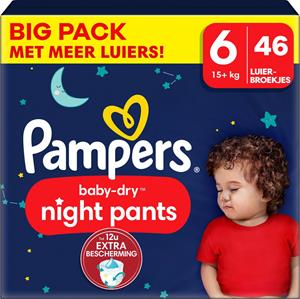 Pampers  Baby Dry Night Pants - Maat 6 - Big Pack - 46 luierbroekjes
