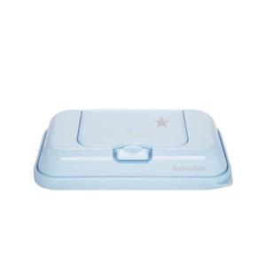 Funkybox  Billendoekjes Doosje - To Go - Soft Blue - White Star