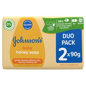 Johnson's Baby Honingzeep 2 x 90 g