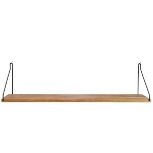 Frama Shelf wandplank 80x20 naturel|zwart