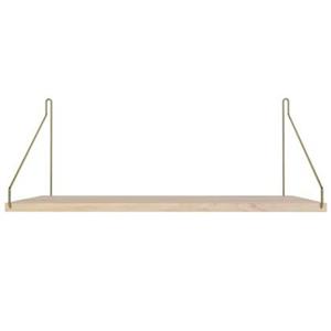 Frama Shelf wandplank 60x27 wit geolied|messing
