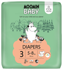 Muumi Moomin Baby Luier Maat 3 Midi