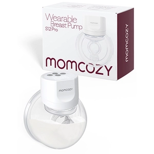 MOMCOZY Draagbare enkele borstkolf S12 Pro, wit