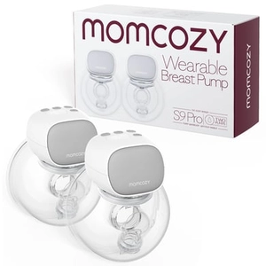 MOMCOZY Draagbare dubbele borstkolf S9 Pro, grijs