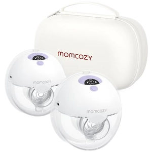 MOMCOZY Draagbare dubbele borstkolf M5, paars