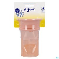 Difrax Easy Grip Bottle 6+ Months Peach