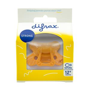 Difrax Fopspeen Natural 12+ Maanden Apricot Veins