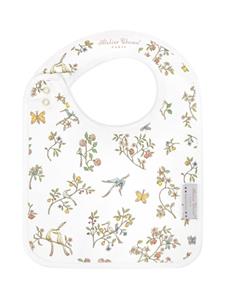 Atelier Choux In Bloom organic cotton bib - Blauw