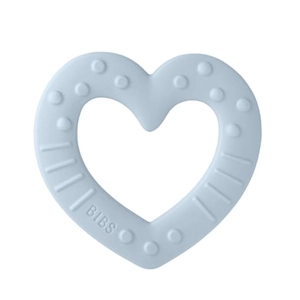 BIBS Baby Bitie bijtring Heart vanaf 3 maanden Baby Blauw