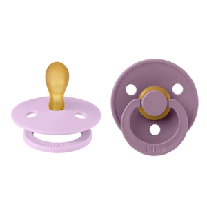 BIBS Speen Colour Symmetrische speen Violet Sky/Mauve 0-6 maanden, 2 stuks.