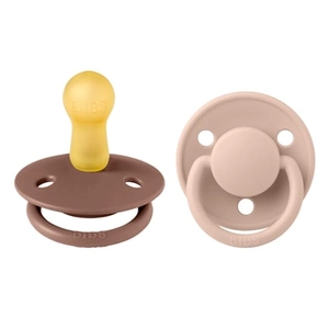 BIBS Speen De Lux Woodchuck/ Blush vanaf 6 maanden, 2 stuks.
