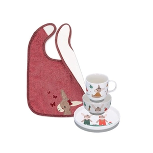 Sterntaler Bundel servies Emmily donkerrood