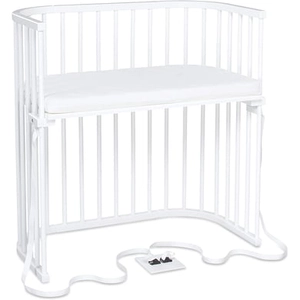 Babybay Boxspring Co-sleeper wit met matras Classic Cotton Soft
