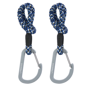 Lässig Kinderwagenhaak set van 2 blauw