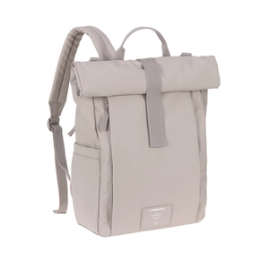 Lässig Backpack Luiertas Rolltop Up taupe