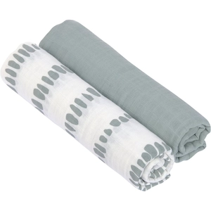 Lässig silver Mopdoeken XL 2-pack Streken grijs