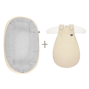 Alvi Bundelset Sluimernest + Baby-Mäxchen Dekbed nature