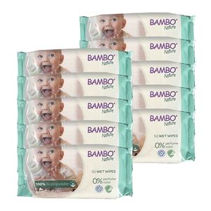 Bambo Nature Doekjes Voordeelverpakking 500 doekjes