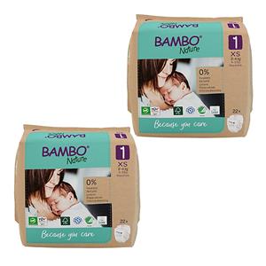 Bambo Nature Luier Maat 1 Voordeelverpakking 44 luiers