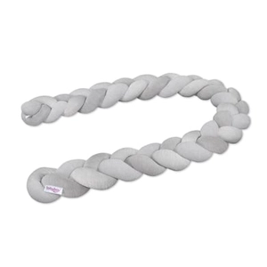 Babybay nest snake gevlochten voor alle modellen lichtgrijs gevlekt