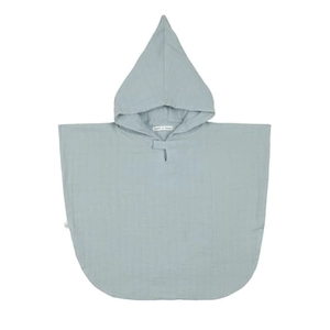 Lässig Kinderbadponcho Mousseline lichtblauw