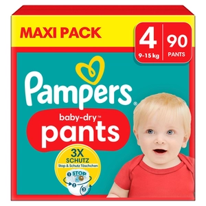 Pampers - Baby Dry Pants - Maat 4 - Mega Pack - 90 stuks - 9/15 KG