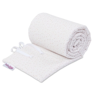Babybay Cotton  nest organisch geschikt voor model Boxspring XXL wit glitter sterren roos