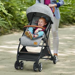 Opvouwbare Kinderwagen Handig Vouwmechanisme met één Hand Lichtgewicht Aluminium Frame Verstelbare Rugleuning