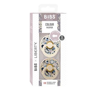 BIBS Fospeen  x Liberty Bobo Ivory 6-18 mnd 2 st
