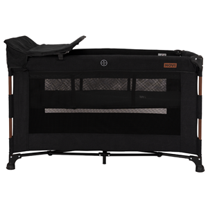 novibaby Campingbed Novi Baby Nora Premium Walnut/Brilliant Black
