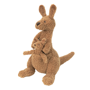 Knuffel  Kangeroo Kick 34cm