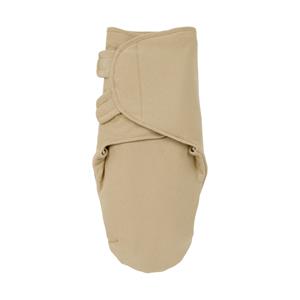 Meyco Baby Uni swaddle inbakerdoek gevoerd - sand - 0-3 maanden