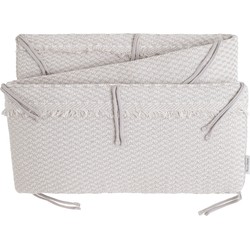 Baby's Only Happiness Bed/Boxbumper - Urban Taupe / Ecru