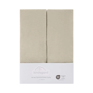 Kindsgard Hoeslaken laylig 2-pak 70 x 140 cm beige