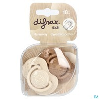 Difrax Lovi fopspeen harmony 20+ maanden assorti 1st