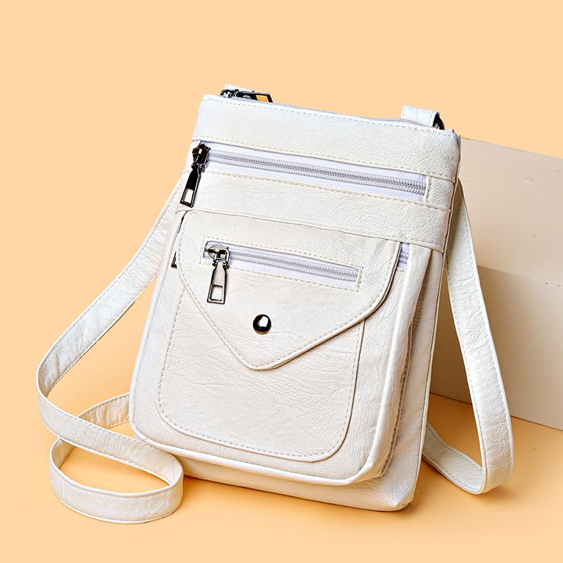 RUWB BAGS 2024 Winter Dames Schouder Kleine Tas Vrouwen Casual Vrouwelijke Portemonnee Topkwaliteit Telefoon Zak Bruine Vrouwen Mode Crossbody Tassen Voor Meisjes lichtbruine kleur